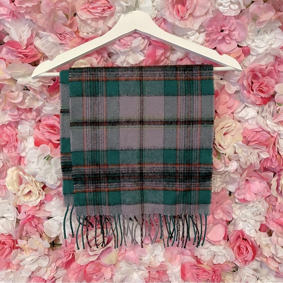🛍️ 2 for $10 Lochcarron Plaid Wool Scarf - Picture 1 of 2